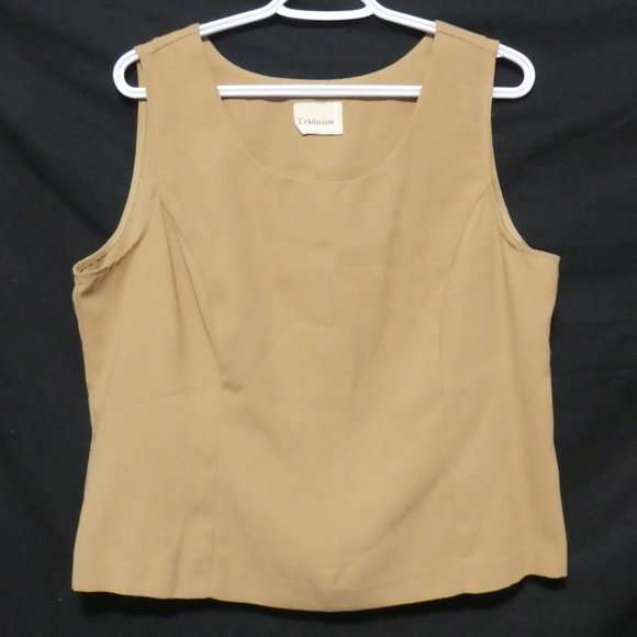 TRADITION | size 16 | Formal Tank Top With Zip Side | 100% Polyester - Picture 1 of 14
